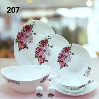 سرویس آرکوپال 28 پارچه پارس اپال بیضی کد 207 طرح لاوندر