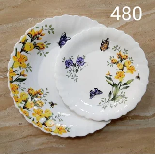 سرویس آرکوپال 28 پارچه پارس اپال کد 480 طرح نیسان